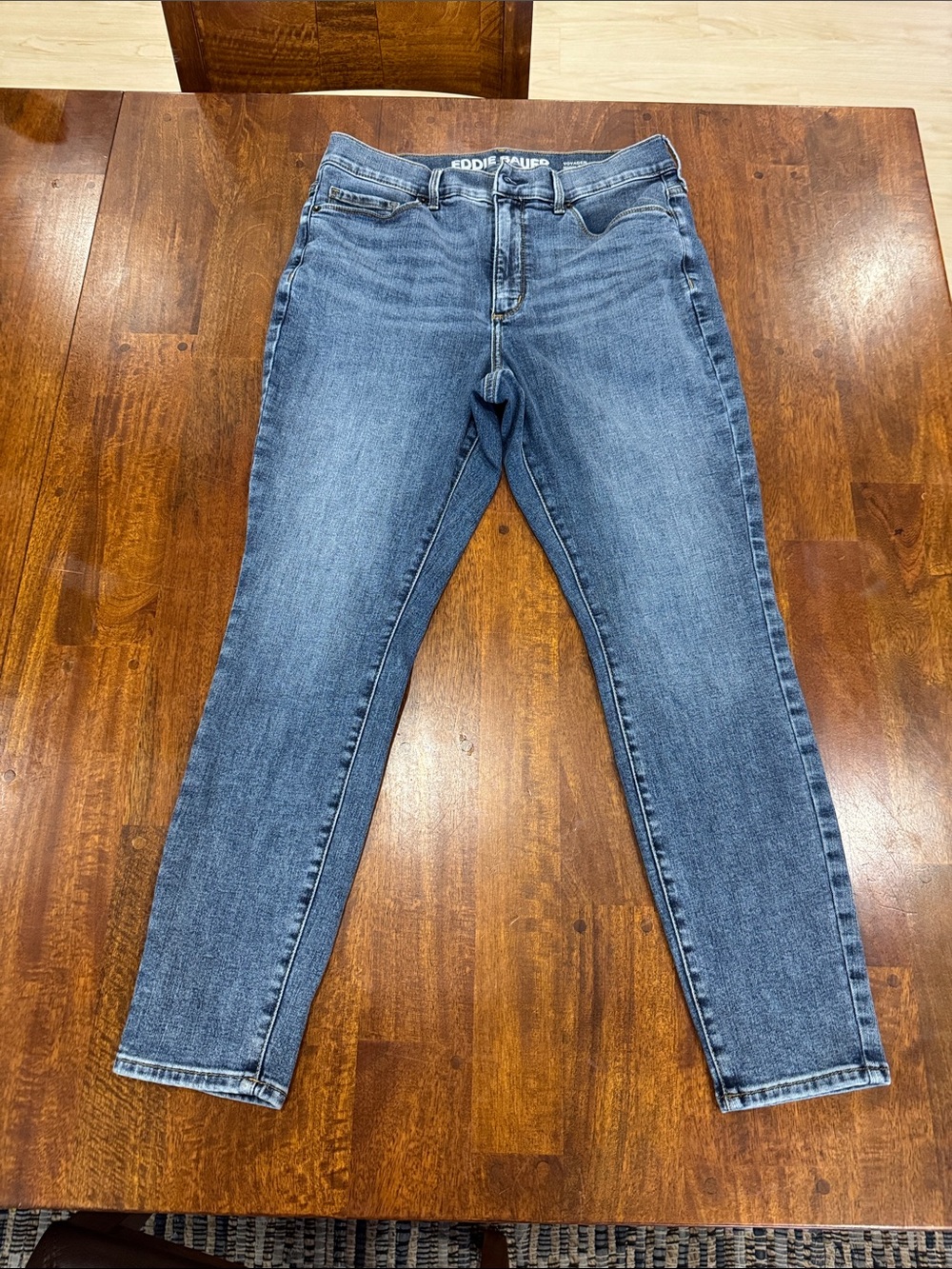 Eddie Bauer Voyager High Rise Skinny Blue Jeans